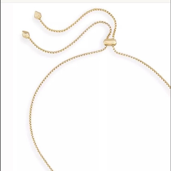 NEW 💯KENDRA SCOTT AQUA APATITE BRETT NECKLACE - Picture 3 of 4